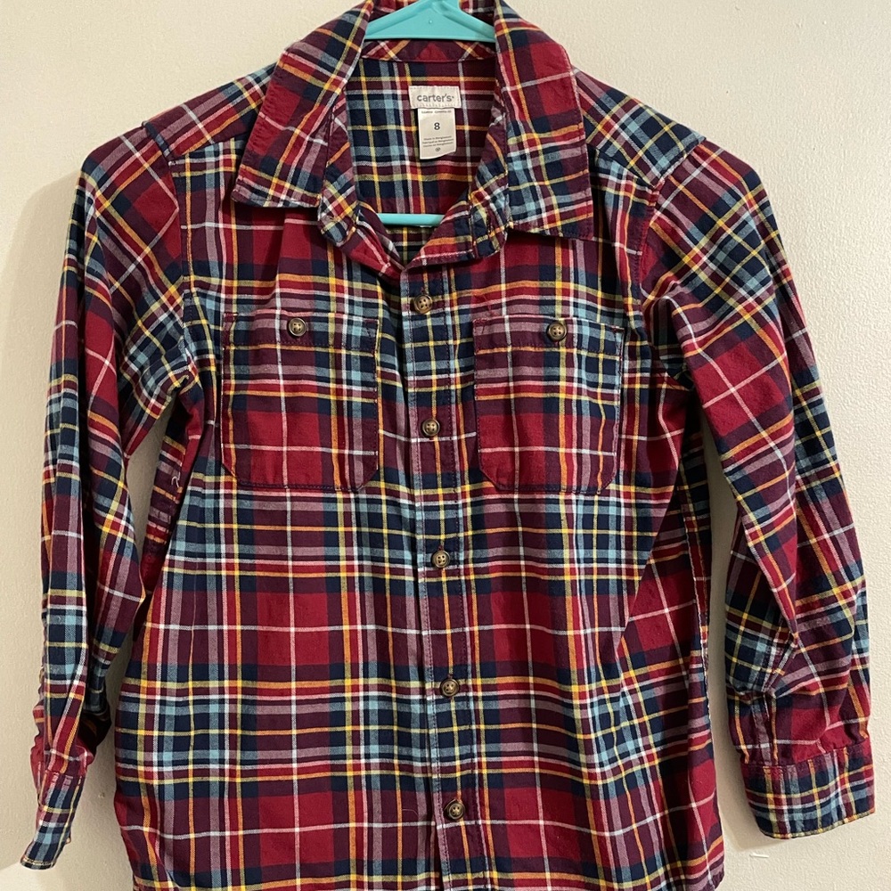 Boys Carter’s Button-up flannel